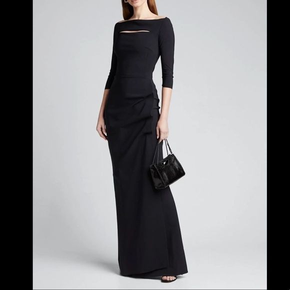 Chiara Boni La Petite Robe
Kate Slit-Detail Boatneck Gown - Picture 2 of 10